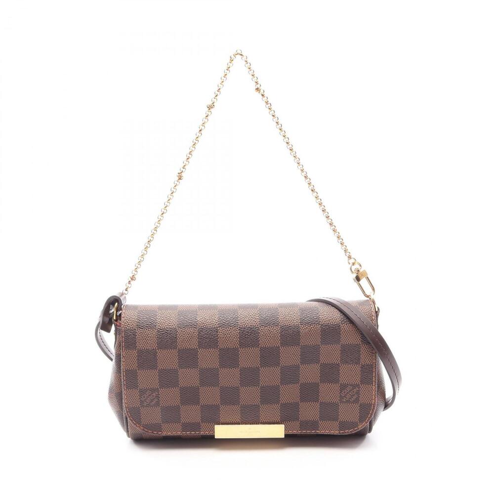 Louis Vuitton Favorite PM 2-Way Handbag, Coated Canvas and Leather, Damier Pa...